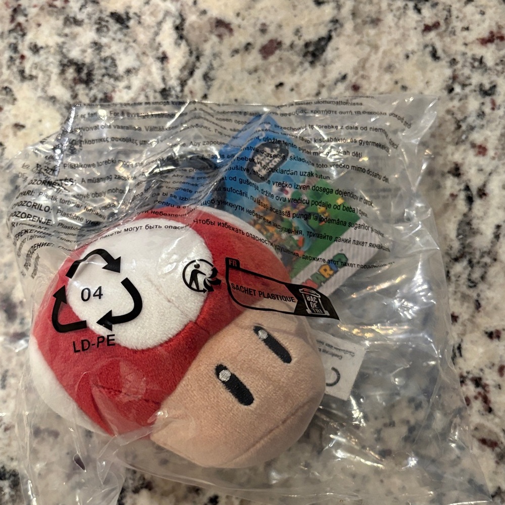 Nintendo Red and Cream Mushroom Plush